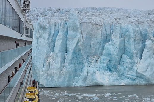 Iceberg views in Svalbard, Norway